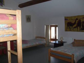 Family Room with Shared Bathroom