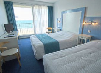 Двухместный номер с 1 кроватью, террасой и видом на море