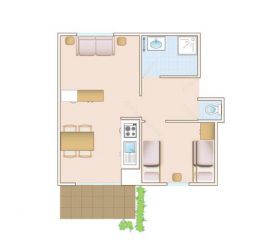 Apartment (5 Adults)